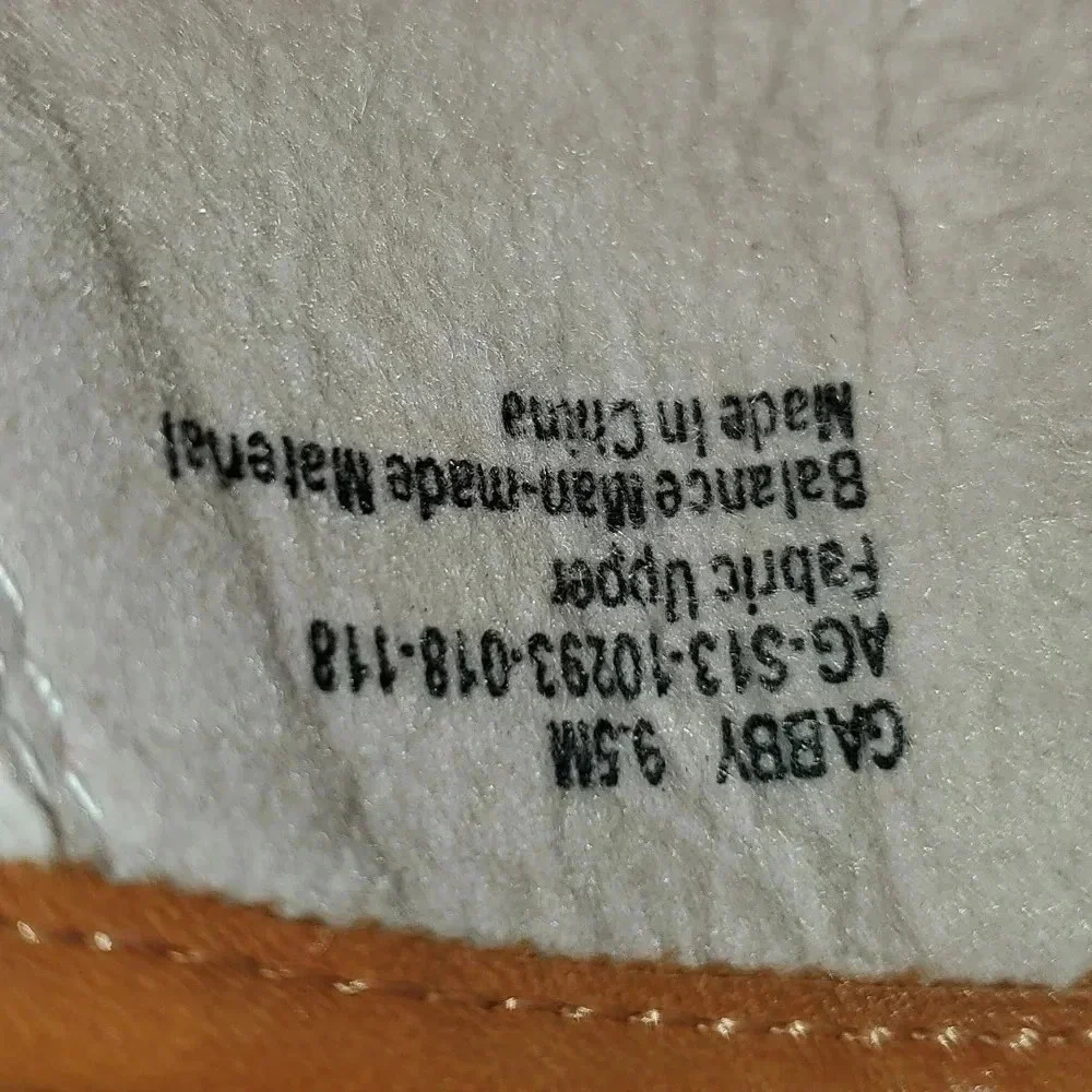 Kim Rogers Gabby White Stripe Flats Size 9.5